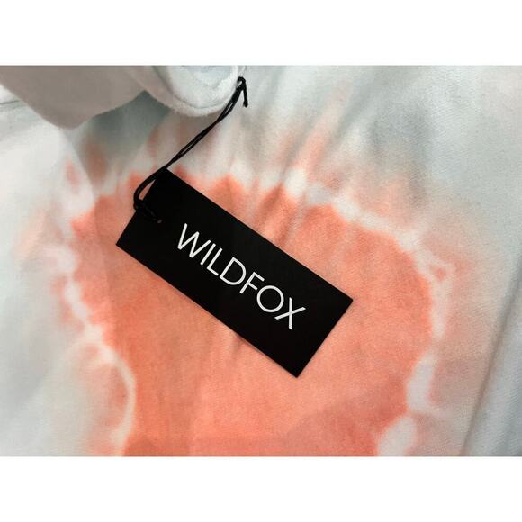 Wildfox Heartfelt Tie Dye Baggy Beach Sweatshirt Size Large NWT - Picture 5 of 7